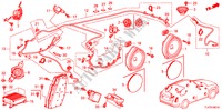 RADIO ANTENNE/LUIDSPREKER (RH) voor Honda ACCORD TOURER 2.2 EX-GT 5 deuren 6-versnellings handgeschakelde versnellingsbak 2009