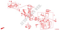 RESONATOR KAMER(2.4L) voor Honda ACCORD TOURER 2.4 EX 5 deuren 5-traps automatische versnellingsbak 2009