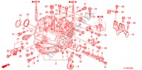 TRANSMISSIE HUIS (DIESEL) voor Honda ACCORD TOURER 2.2 ELEGANCE 5 deuren 6-versnellings handgeschakelde versnellingsbak 2009