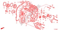 TRANSMISSIE HUIS voor Honda ACCORD TOURER 2.4 EX 5 deuren 5-traps automatische versnellingsbak 2009