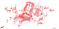 V. ZITTING COMPONENTEN (R.)(HANDBEDIENENDE HOOGTE) voor Honda ACCORD TOURER 2.0 ES 5 deuren 6-versnellings handgeschakelde versnellingsbak 2009