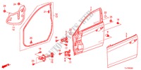 VOOR PORTIER PANELEN voor Honda ACCORD TOURER 2.0 ES-GT 5 deuren 5-traps automatische versnellingsbak 2009
