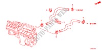 WATERSLANG(2.4L) (RH) voor Honda ACCORD TOURER 2.4 EX 5 deuren 6-versnellings handgeschakelde versnellingsbak 2009