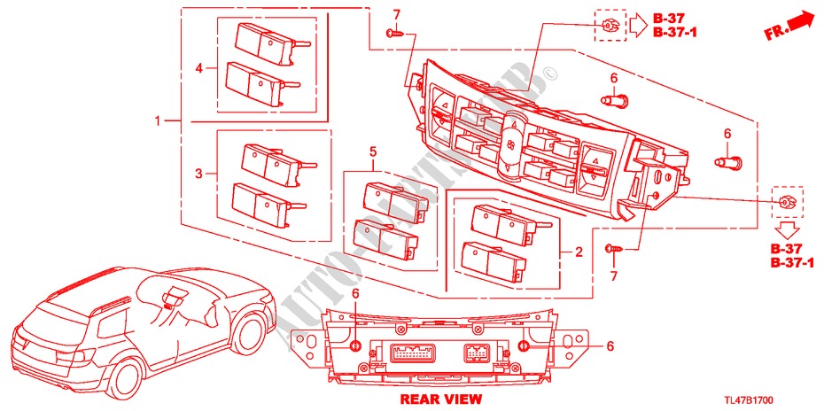VERWARMING REGELAAR voor Honda ACCORD TOURER 2.0 ES-GT 5 deuren 5-traps automatische versnellingsbak 2009