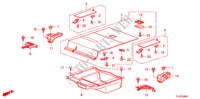 ACHTER VLOER BOX voor Honda ACCORD TOURER 2.2 EXECUTIVE 5 deuren 5-traps automatische versnellingsbak 2010