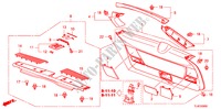 ACHTERKLEP VOERING voor Honda ACCORD TOURER 2.4 EXECUTIVE 5 deuren 5-traps automatische versnellingsbak 2010