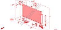 AIRCONDITIONER(CONDENSATOR)(DIESEL) voor Honda ACCORD TOURER 2.2 EXECUTIVE 5 deuren 5-traps automatische versnellingsbak 2011