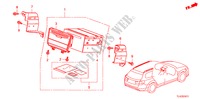 AUDIO UNIT(NAVIGATIE) voor Honda ACCORD TOURER 2.2 TYPE S-H 5 deuren 6-versnellings handgeschakelde versnellingsbak 2010
