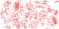 BEDIENINGSEENNEID(CABINE)(1)(RH) voor Honda ACCORD TOURER 2.4 S 5 deuren 6-versnellings handgeschakelde versnellingsbak 2011
