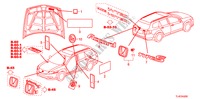 EMBLEMEN/WAARSCHUWINGSLABELS voor Honda ACCORD TOURER 2.4 EXECUTIVE 5 deuren 5-traps automatische versnellingsbak 2011