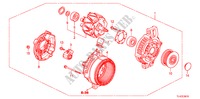 GENERATOR(DENSO)(DIESEL) voor Honda ACCORD TOURER 2.2 TYPE S-H 5 deuren 6-versnellings handgeschakelde versnellingsbak 2010