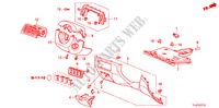 INSTRUMENTEN AFWERKING(BESTUURDERZIJKANT)(LH) voor Honda ACCORD TOURER 2.2 EXECUTIVE 5 deuren 5-traps automatische versnellingsbak 2010