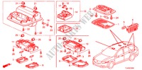 INTERIEUR VERLICHTING(1) voor Honda ACCORD TOURER 2.4 EXECUTIVE 5 deuren 5-traps automatische versnellingsbak 2010