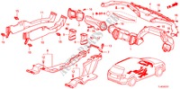 KANAAL(RH) voor Honda ACCORD TOURER 2.2 ES 5 deuren 6-versnellings handgeschakelde versnellingsbak 2011