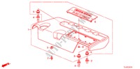 MOTOR AFDEKKING(DIESEL) voor Honda ACCORD TOURER 2.2 EX 5 deuren 6-versnellings handgeschakelde versnellingsbak 2011