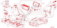 NAVIGATIE SYSTEEM voor Honda ACCORD TOURER 2.4 TYPE S 5 deuren 6-versnellings handgeschakelde versnellingsbak 2011