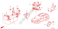 RADAR/LKAS voor Honda ACCORD TOURER 2.2 EXECUTIVE-H 5 deuren 6-versnellings handgeschakelde versnellingsbak 2011