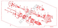 STARTMOTOR(DENSO)(2.0L) voor Honda ACCORD TOURER 2.0 ELEGANCE 5 deuren 6-versnellings handgeschakelde versnellingsbak 2011