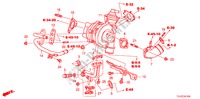 TURBOLADER(DIESEL) voor Honda ACCORD TOURER 2.2 EX-H 5 deuren 6-versnellings handgeschakelde versnellingsbak 2010