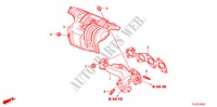 UITLAAT SPRUITSTUK(DIESEL) voor Honda ACCORD TOURER 2.2 EX-H 5 deuren 6-versnellings handgeschakelde versnellingsbak 2010