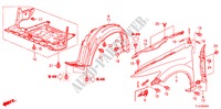 VOOR KAPPEN voor Honda ACCORD TOURER 2.4 TYPE S 5 deuren 5-traps automatische versnellingsbak 2011