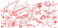 VOOR PORTIER VOERING(RH) voor Honda ACCORD TOURER 2.2 ES 5 deuren 6-versnellings handgeschakelde versnellingsbak 2011
