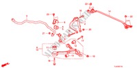 VOOR STABILISATOR/VOOR ONDER ARM voor Honda ACCORD TOURER 2.4 TYPE S 5 deuren 6-versnellings handgeschakelde versnellingsbak 2011