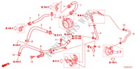 WATERSLANG(2.4L) voor Honda ACCORD TOURER 2.4 EXECUTIVE 5 deuren 6-versnellings handgeschakelde versnellingsbak 2010