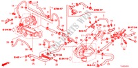 WATERSLANG(DIESEL) voor Honda ACCORD TOURER 2.2 TYPE S-H 5 deuren 6-versnellings handgeschakelde versnellingsbak 2010