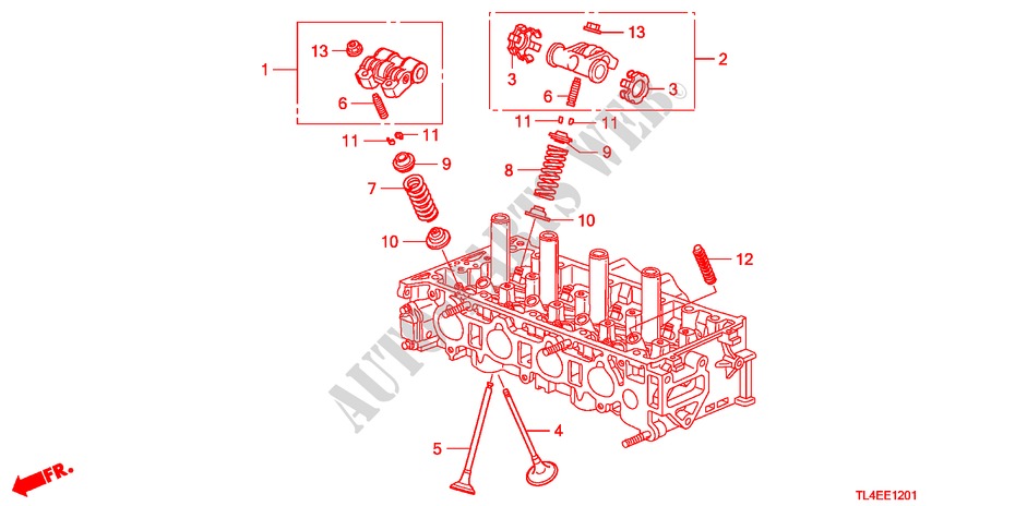 KLEP/ZWAAI ARM(2.4L) voor Honda ACCORD TOURER 2.4 TYPE S 5 deuren 5-traps automatische versnellingsbak 2011