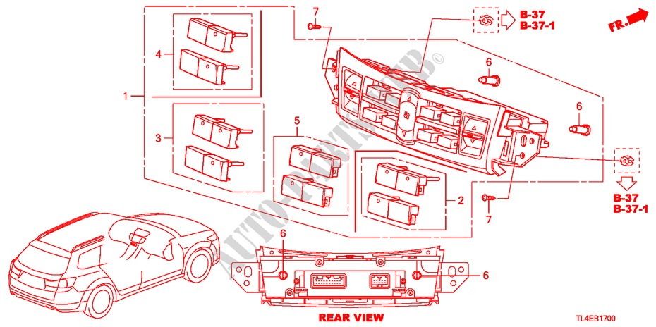 VERWARMING REGELAAR voor Honda ACCORD TOURER 2.2 EXECUTIVE 5 deuren 5-traps automatische versnellingsbak 2011