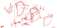 ACHTER PORTIER PANELEN voor Honda ACCORD TOURER 2.0 ELEGANCE 5 deuren 5-traps automatische versnellingsbak 2012