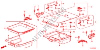 ACHTER VLOER BOX voor Honda ACCORD TOURER 2.4 EXECUTIVE 5 deuren 5-traps automatische versnellingsbak 2012