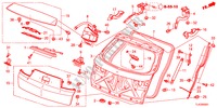ACHTERKLEP(SPANNING) voor Honda ACCORD TOURER 2.2 EXECUTIVE 5 deuren 6-versnellings handgeschakelde versnellingsbak 2012
