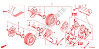 AIRCONDITIONER(COMPRESSOR)(2.4L) voor Honda ACCORD TOURER 2.4 S 5 deuren 5-traps automatische versnellingsbak 2012