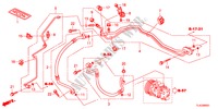 AIRCONDITIONER(SLANGEN/PIJPEN)(2.0L)(RH) voor Honda ACCORD TOURER 2.0 ES 5 deuren 5-traps automatische versnellingsbak 2012