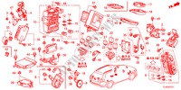 BEDIENINGSEENNEID(CABINE)(1)(RH) voor Honda ACCORD TOURER 2.2 ES-GT 5 deuren 5-traps automatische versnellingsbak 2012