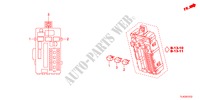 BEDIENINGSEENNEID(CABINE)(2) voor Honda ACCORD TOURER 2.2 TYPE S-H 5 deuren 6-versnellings handgeschakelde versnellingsbak 2012