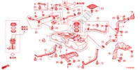 BRANDSTOF TANK(DIESEL) voor Honda ACCORD TOURER 2.2 EXECUTIVE-H 5 deuren 6-versnellings handgeschakelde versnellingsbak 2012