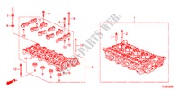 CILINDERKOP(DIESEL) voor Honda ACCORD TOURER 2.2 EXECUTIVE 5 deuren 6-versnellings handgeschakelde versnellingsbak 2012