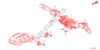 COMBINATIESCHAKELAAR voor Honda ACCORD TOURER 2.2 TYPE S-H 5 deuren 6-versnellings handgeschakelde versnellingsbak 2012