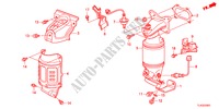 CONVERTER(2.4L) voor Honda ACCORD TOURER 2.4 TYPE S 5 deuren 6-versnellings handgeschakelde versnellingsbak 2012