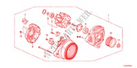 GENERATOR(DENSO)(2.0L) voor Honda ACCORD TOURER 2.0 ES 5 deuren 6-versnellings handgeschakelde versnellingsbak 2012