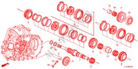 HOOFDAS voor Honda ACCORD TOURER 2.4 TYPE S 5 deuren 6-versnellings handgeschakelde versnellingsbak 2012