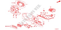 INSTRUMENTEN AFWERKING(BESTUURDERZIJKANT)(RH) voor Honda ACCORD TOURER 2.2 ES-GT 5 deuren 5-traps automatische versnellingsbak 2012