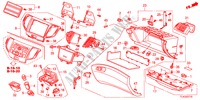 INSTRUMENTEN AFWERKING(PASSAGIERZIJKANT)(LH) voor Honda ACCORD TOURER 2.2 EXECUTIVE 5 deuren 6-versnellings handgeschakelde versnellingsbak 2012