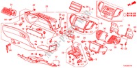 INSTRUMENTEN AFWERKING(PASSAGIERZIJKANT)(RH) voor Honda ACCORD TOURER 2.4 S 5 deuren 6-versnellings handgeschakelde versnellingsbak 2012