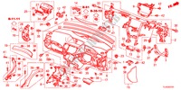 INSTRUMENTEN PANEEL(RH) voor Honda ACCORD TOURER 2.2 ES-GT 5 deuren 6-versnellings handgeschakelde versnellingsbak 2012