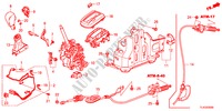 KEUZEHENDEL(LH) voor Honda ACCORD TOURER 2.0 EXECUTIVE 5 deuren 5-traps automatische versnellingsbak 2012
