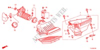 LUCHTFILTER(2.0L) voor Honda ACCORD TOURER 2.0 S 5 deuren 5-traps automatische versnellingsbak 2012